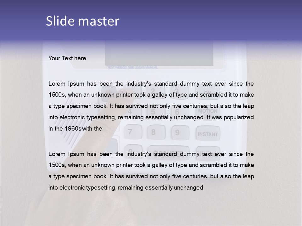 Senior  Human White Background PowerPoint Template