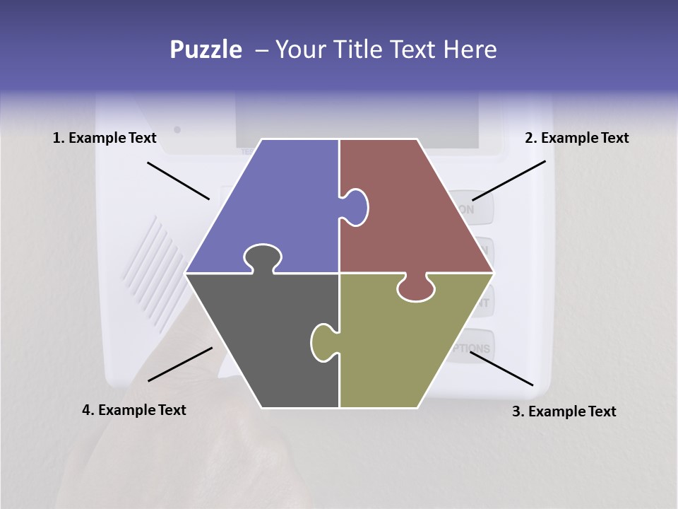 Senior  Human White Background PowerPoint Template