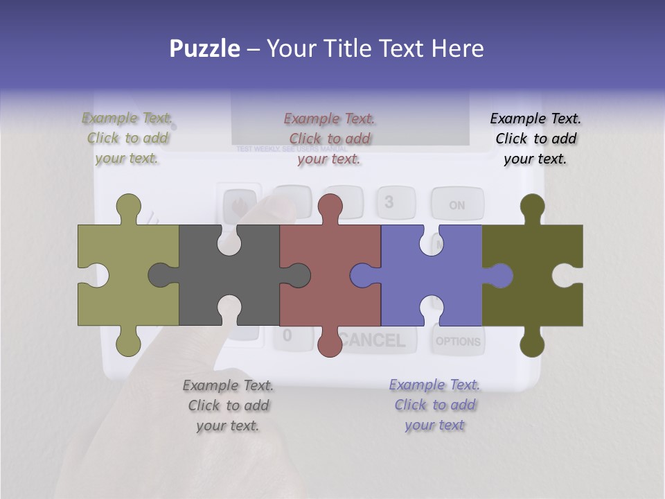 Senior  Human White Background PowerPoint Template