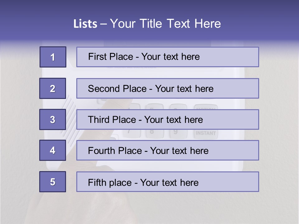 Senior  Human White Background PowerPoint Template