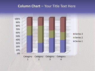 Senior  Human White Background PowerPoint Template