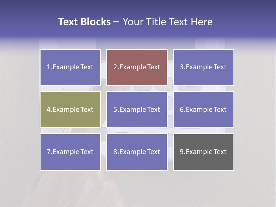 Senior  Human White Background PowerPoint Template