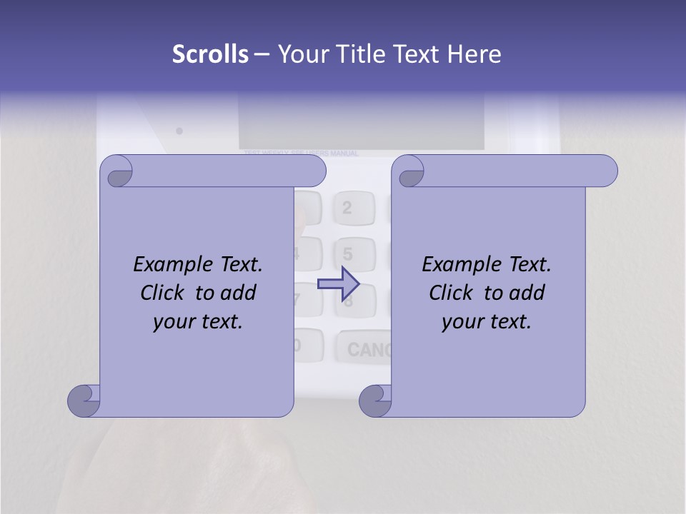 Senior  Human White Background PowerPoint Template