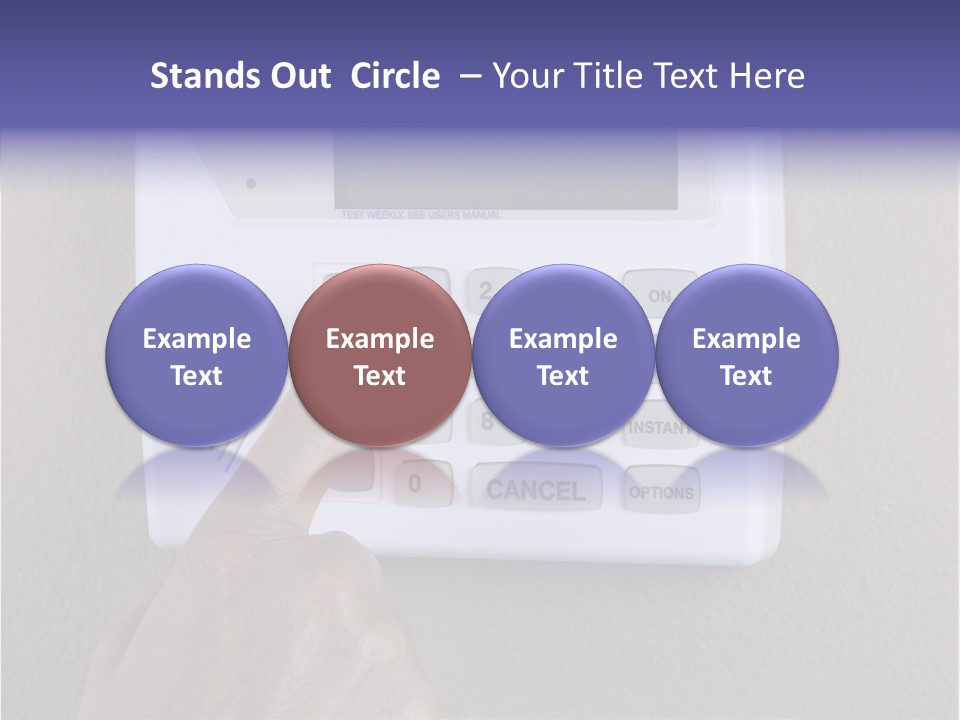 Senior  Human White Background PowerPoint Template