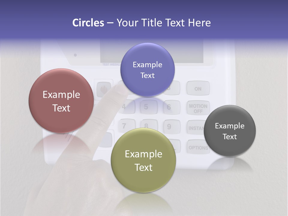 Senior  Human White Background PowerPoint Template