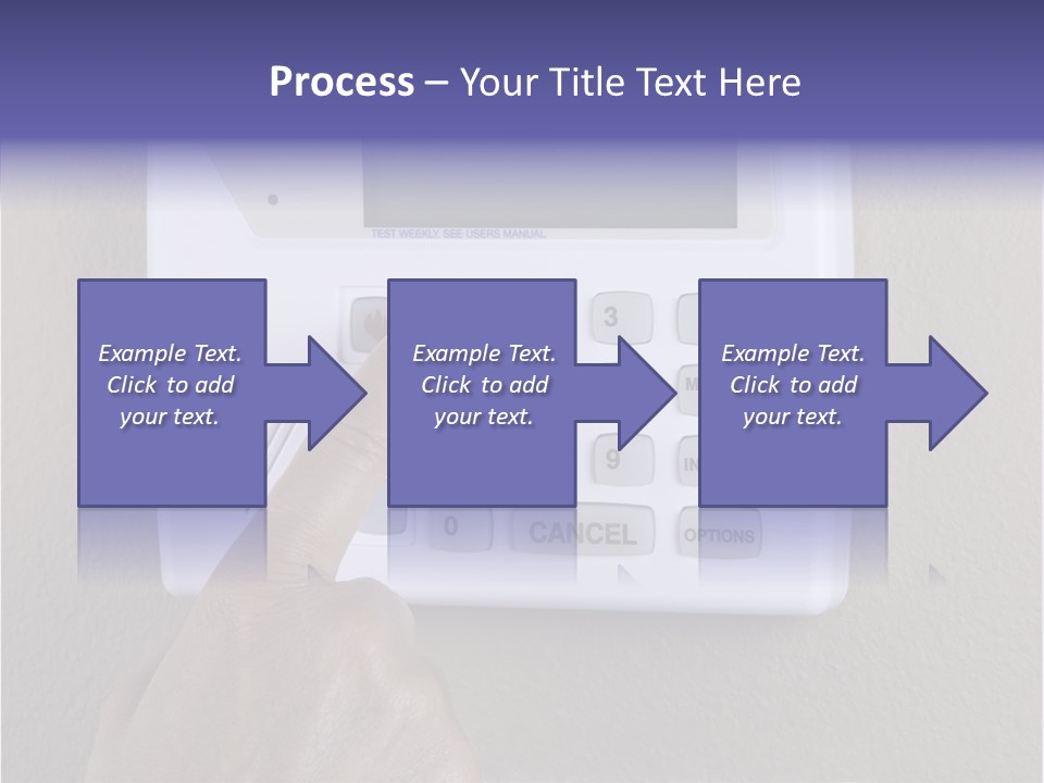 Senior  Human White Background PowerPoint Template