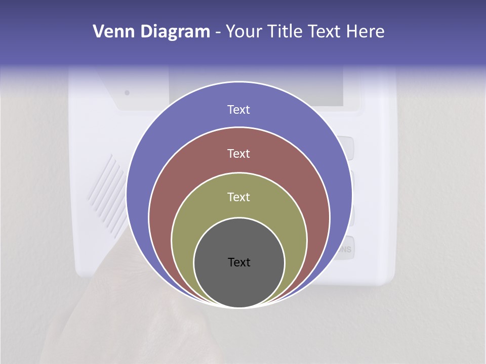 Senior  Human White Background PowerPoint Template