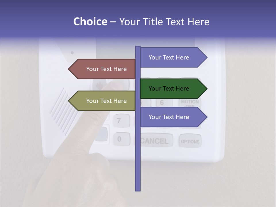 Senior  Human White Background PowerPoint Template