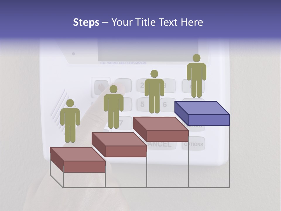 Senior  Human White Background PowerPoint Template