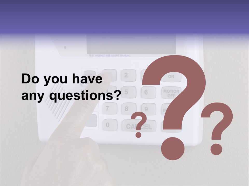 Senior  Human White Background PowerPoint Template