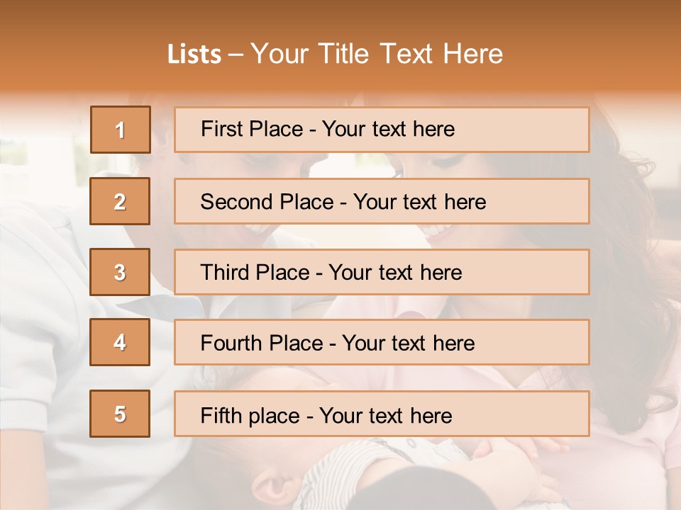 Young Finger Women PowerPoint Template