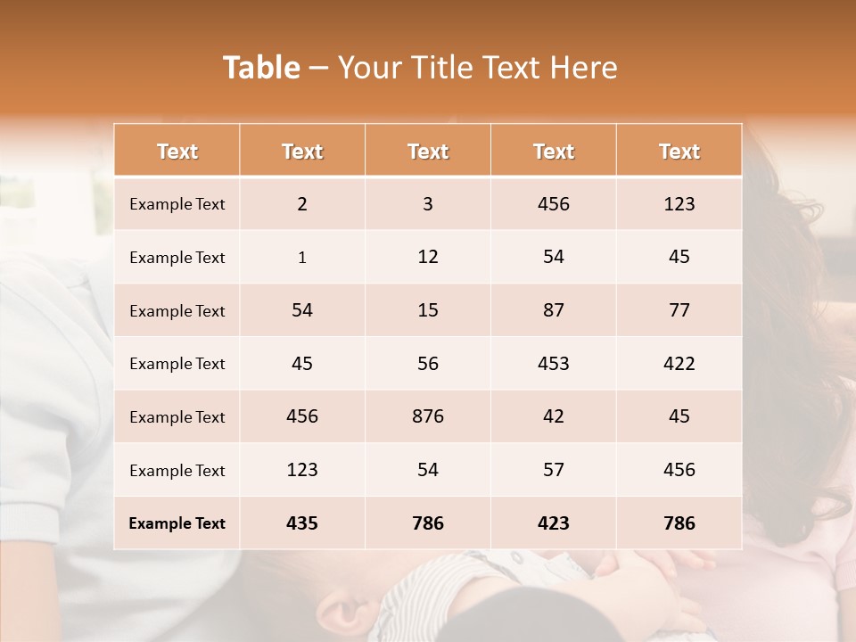 Young Finger Women PowerPoint Template