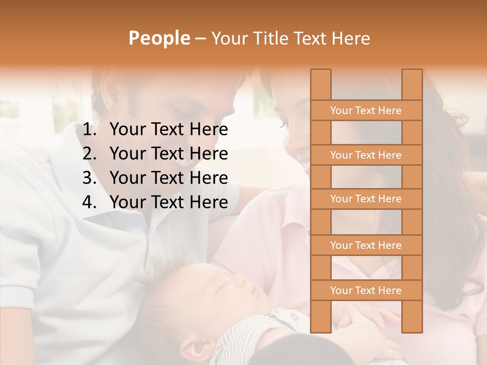 Young Finger Women PowerPoint Template