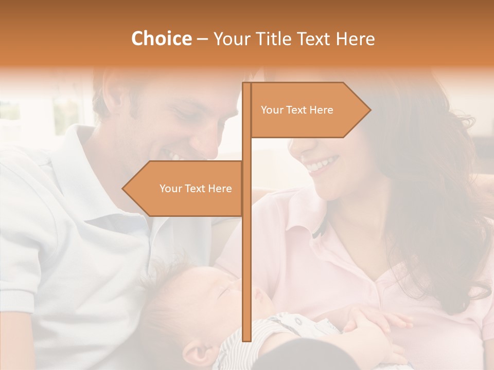 Young Finger Women PowerPoint Template