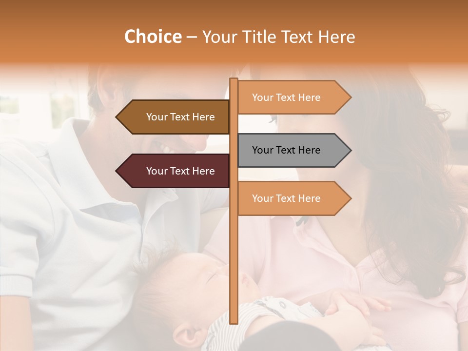 Young Finger Women PowerPoint Template