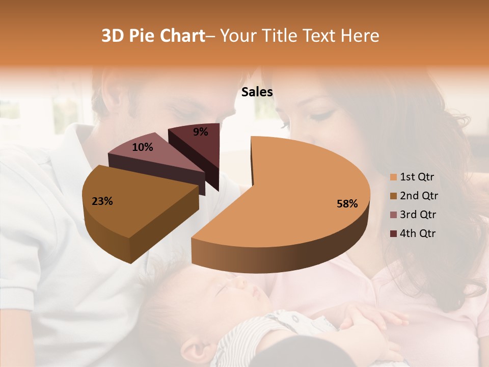Young Finger Women PowerPoint Template