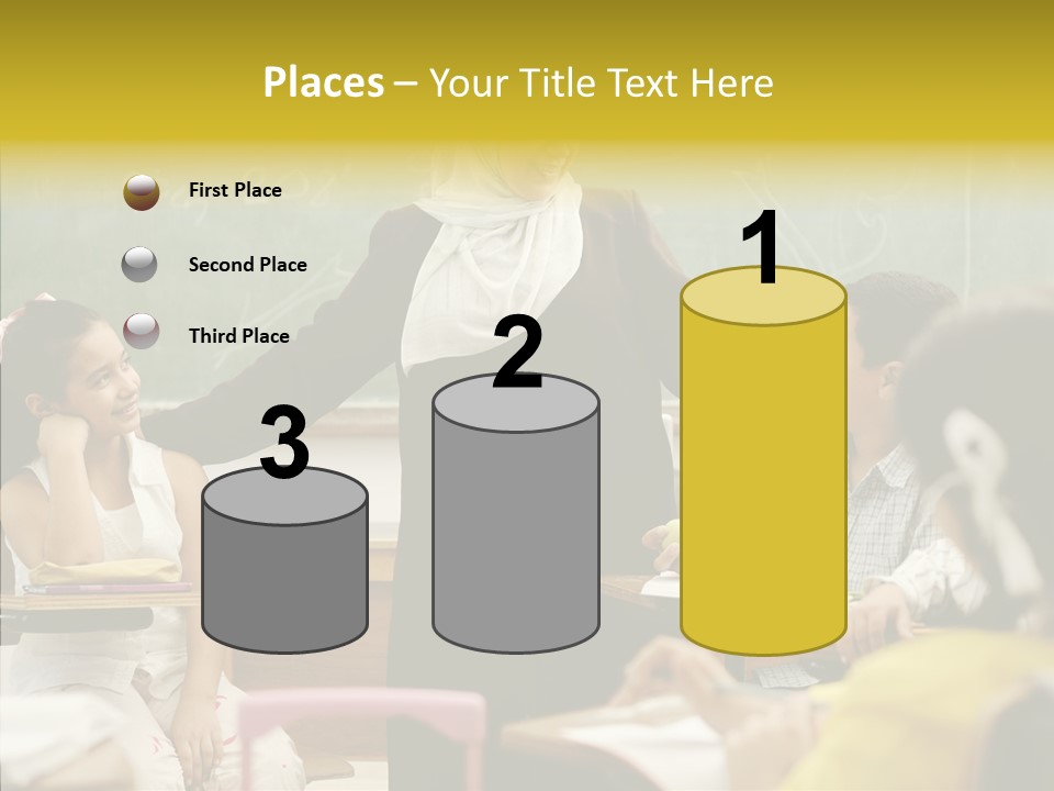 Old Women Hold PowerPoint Template