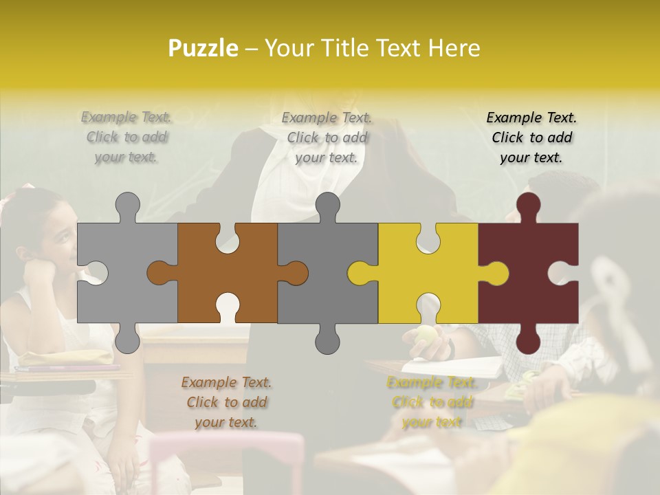 Old Women Hold PowerPoint Template