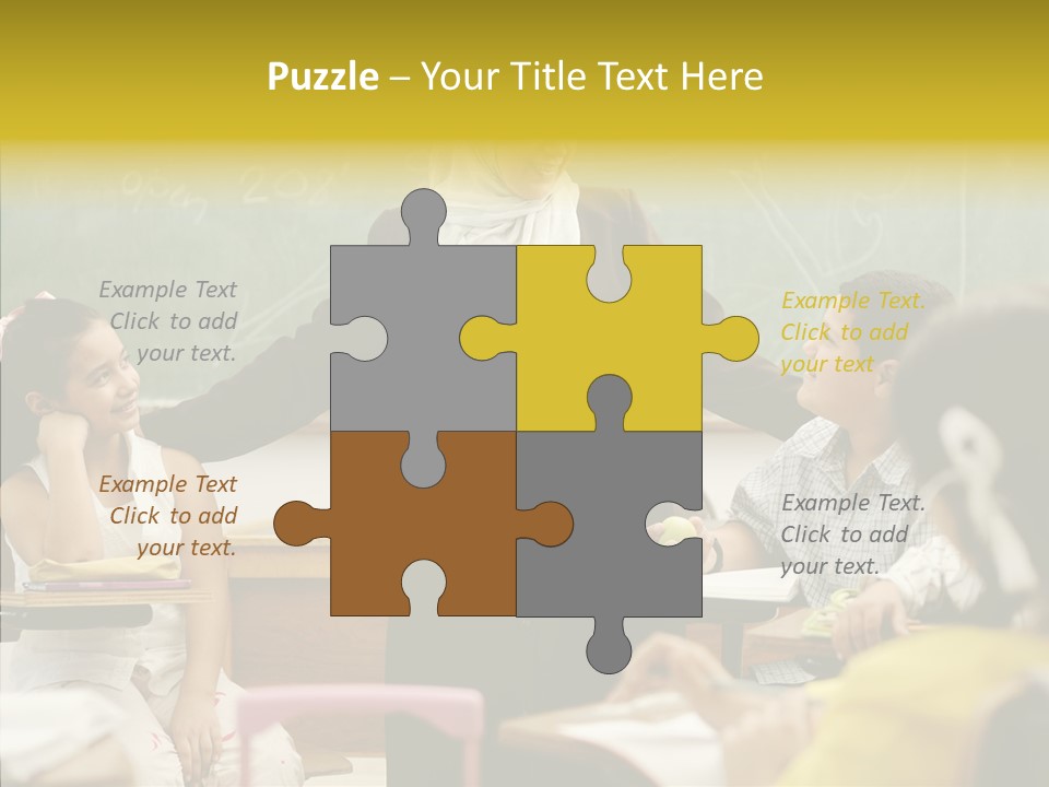 Old Women Hold PowerPoint Template