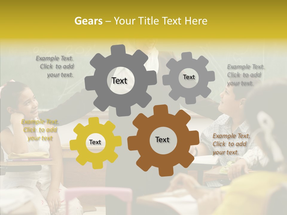 Old Women Hold PowerPoint Template