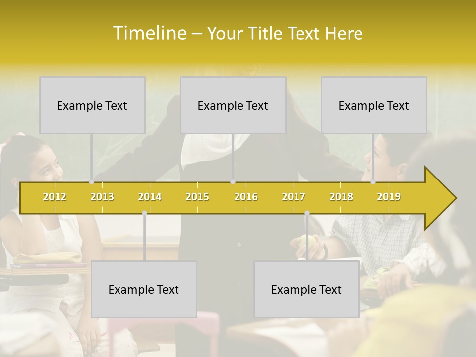 Old Women Hold PowerPoint Template