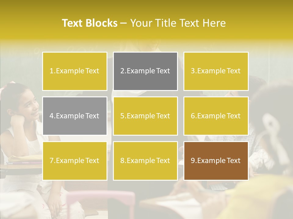 Old Women Hold PowerPoint Template