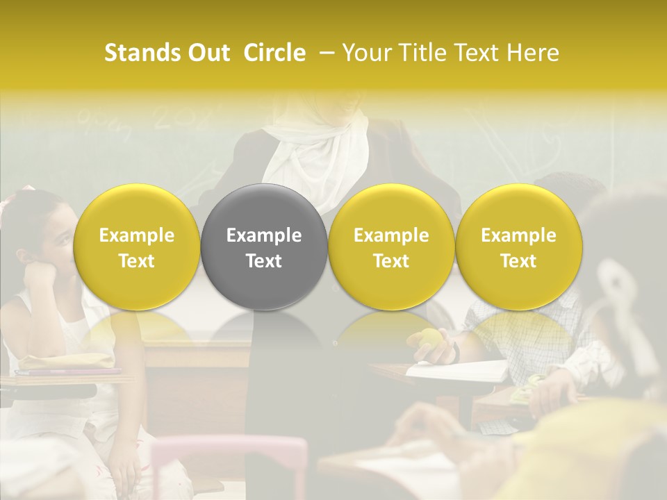 Old Women Hold PowerPoint Template