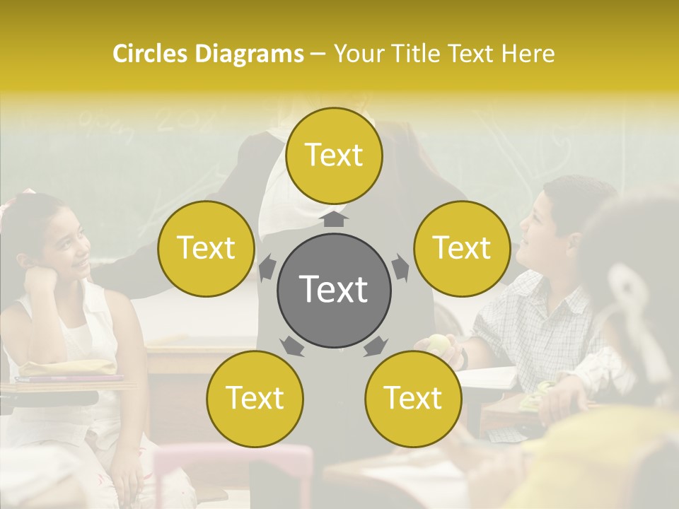 Old Women Hold PowerPoint Template