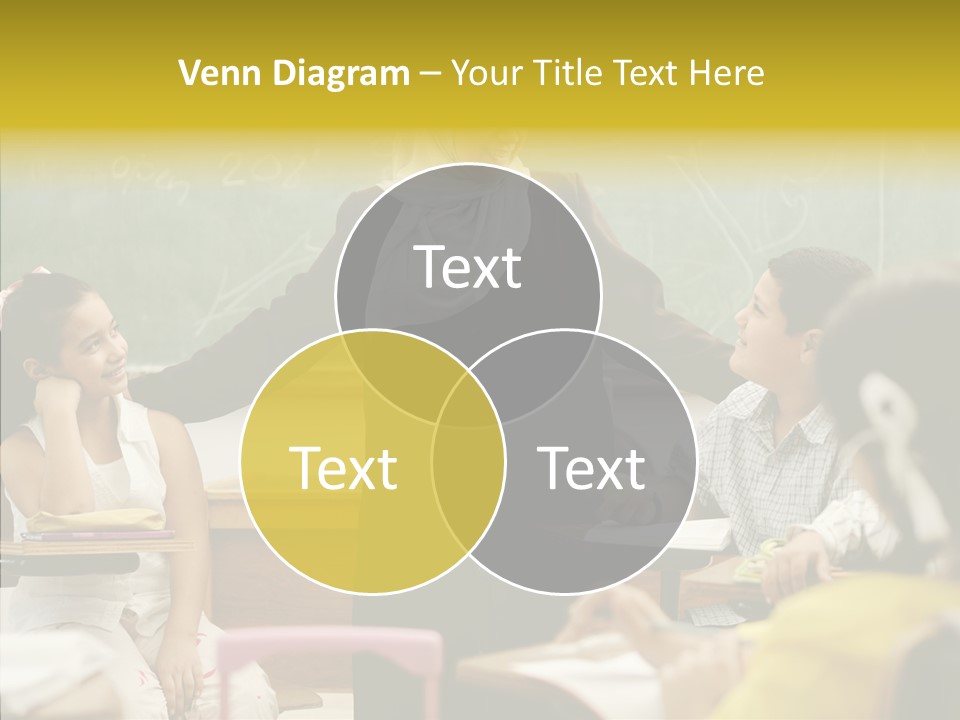 Old Women Hold PowerPoint Template