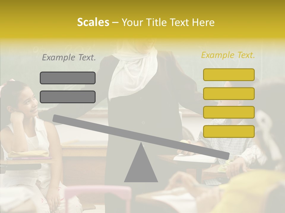 Old Women Hold PowerPoint Template