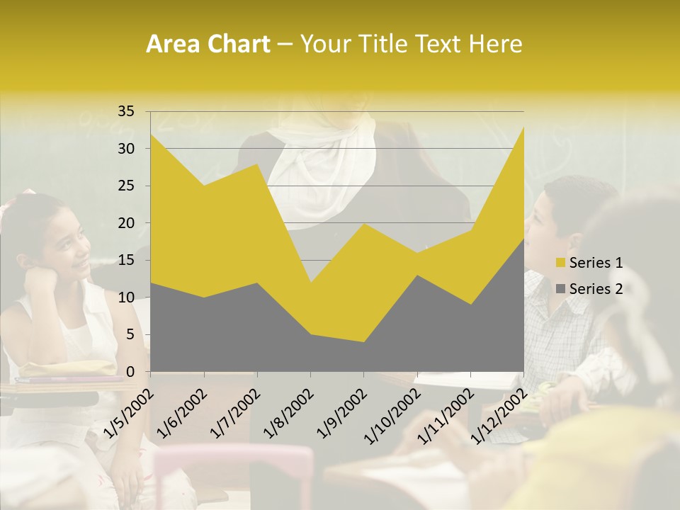 Old Women Hold PowerPoint Template