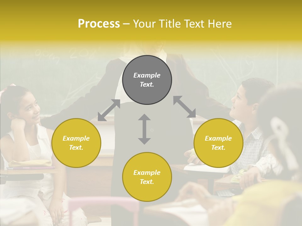 Old Women Hold PowerPoint Template