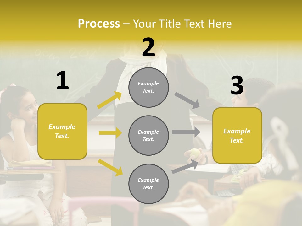 Old Women Hold PowerPoint Template