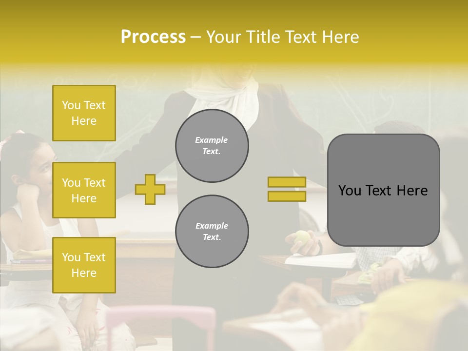 Old Women Hold PowerPoint Template