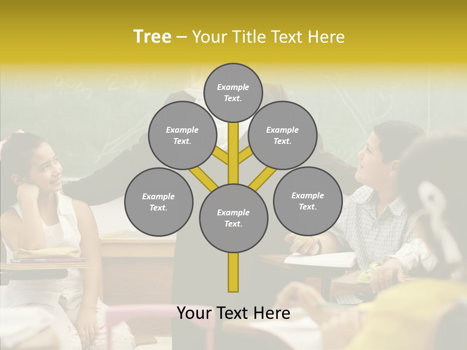 Old Women Hold PowerPoint Template