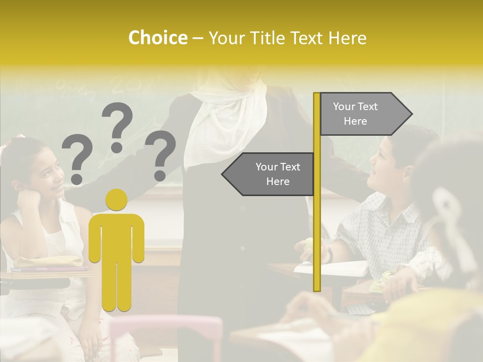 Old Women Hold PowerPoint Template