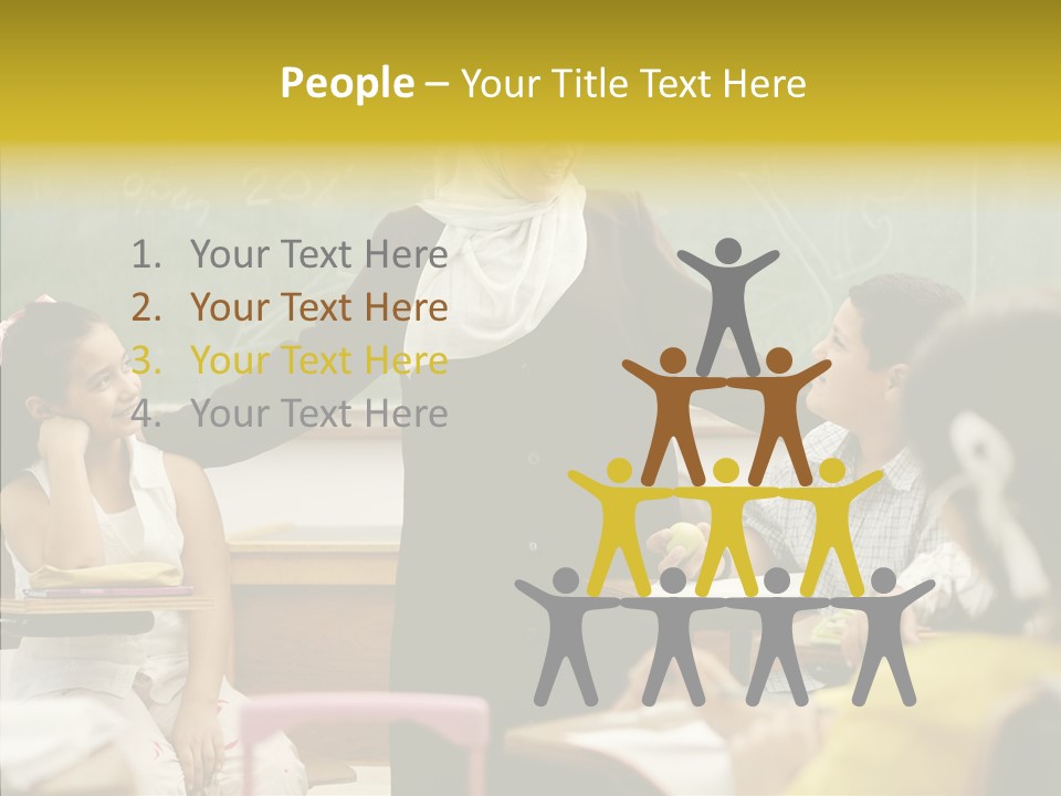 Old Women Hold PowerPoint Template