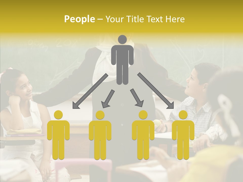 Old Women Hold PowerPoint Template