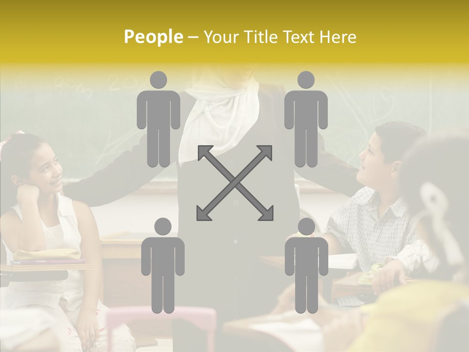 Old Women Hold PowerPoint Template