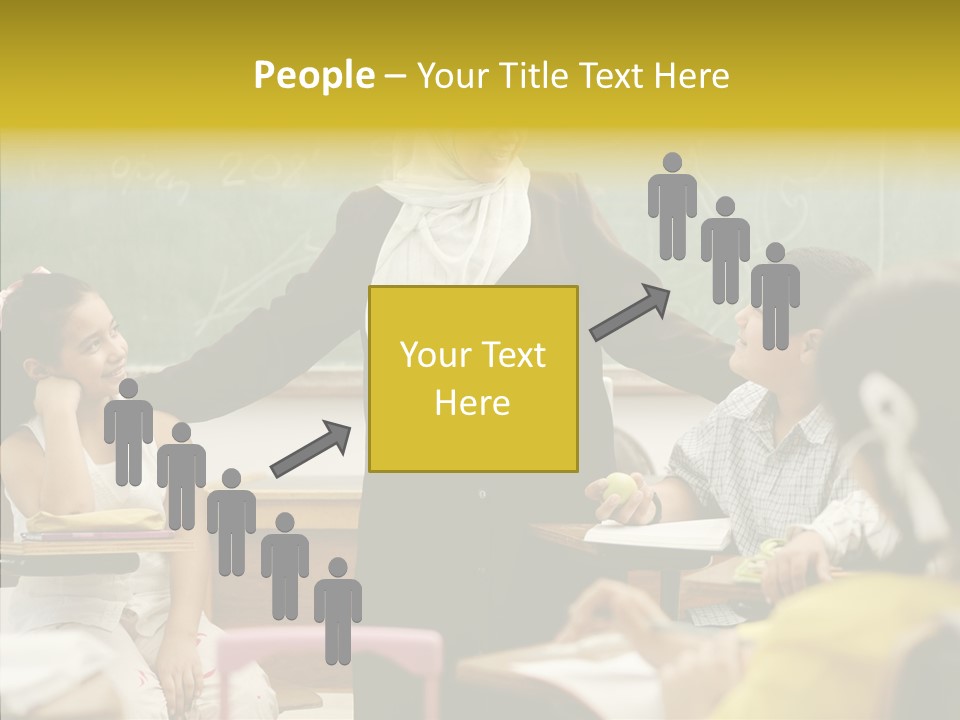 Old Women Hold PowerPoint Template