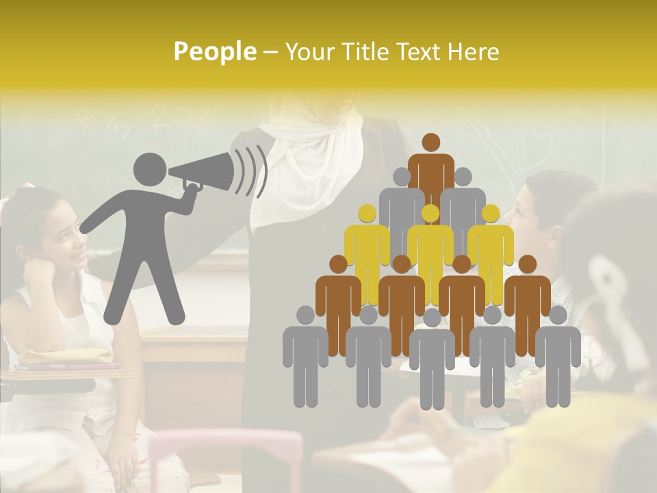 Old Women Hold PowerPoint Template