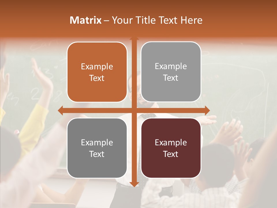 White Young White Background PowerPoint Template