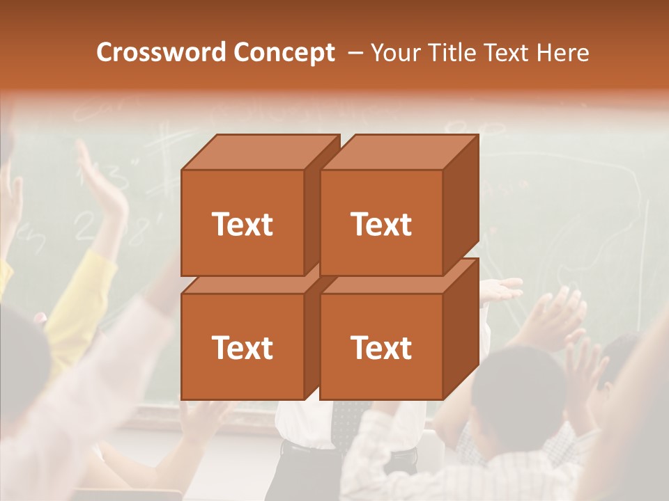 White Young White Background PowerPoint Template