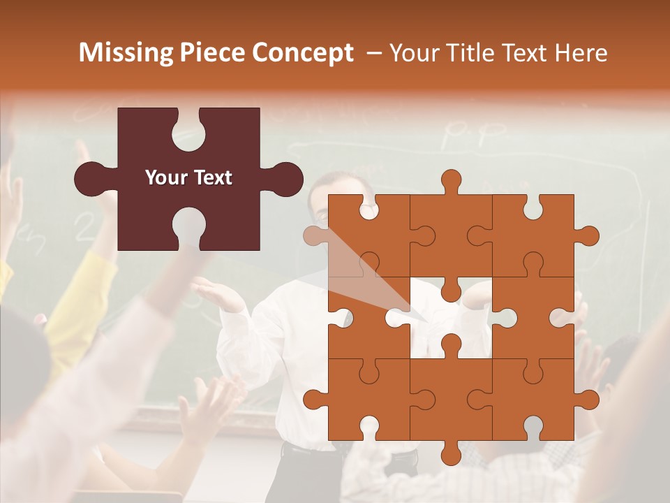 White Young White Background PowerPoint Template