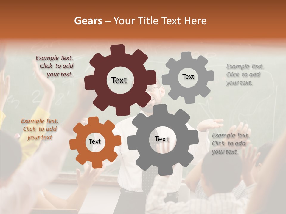 White Young White Background PowerPoint Template