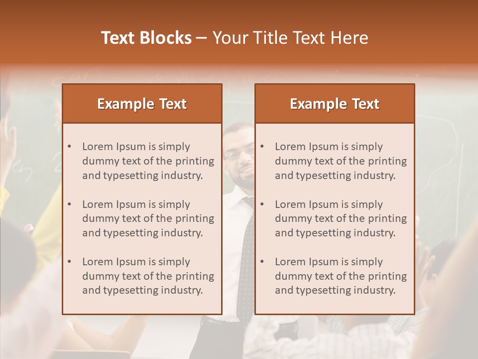 White Young White Background PowerPoint Template