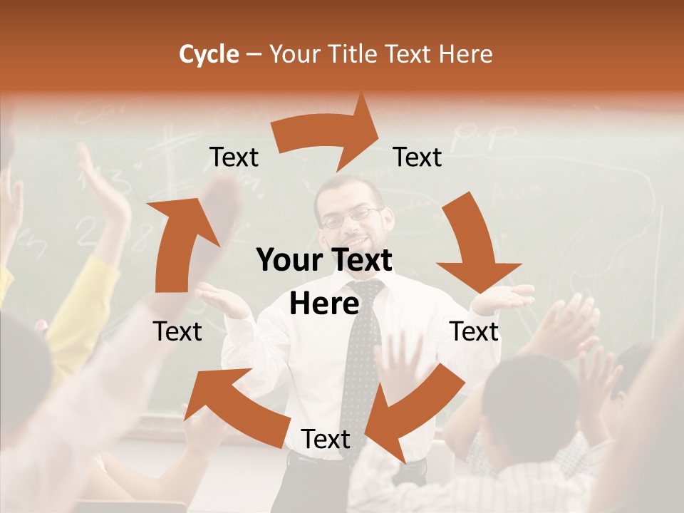 White Young White Background PowerPoint Template