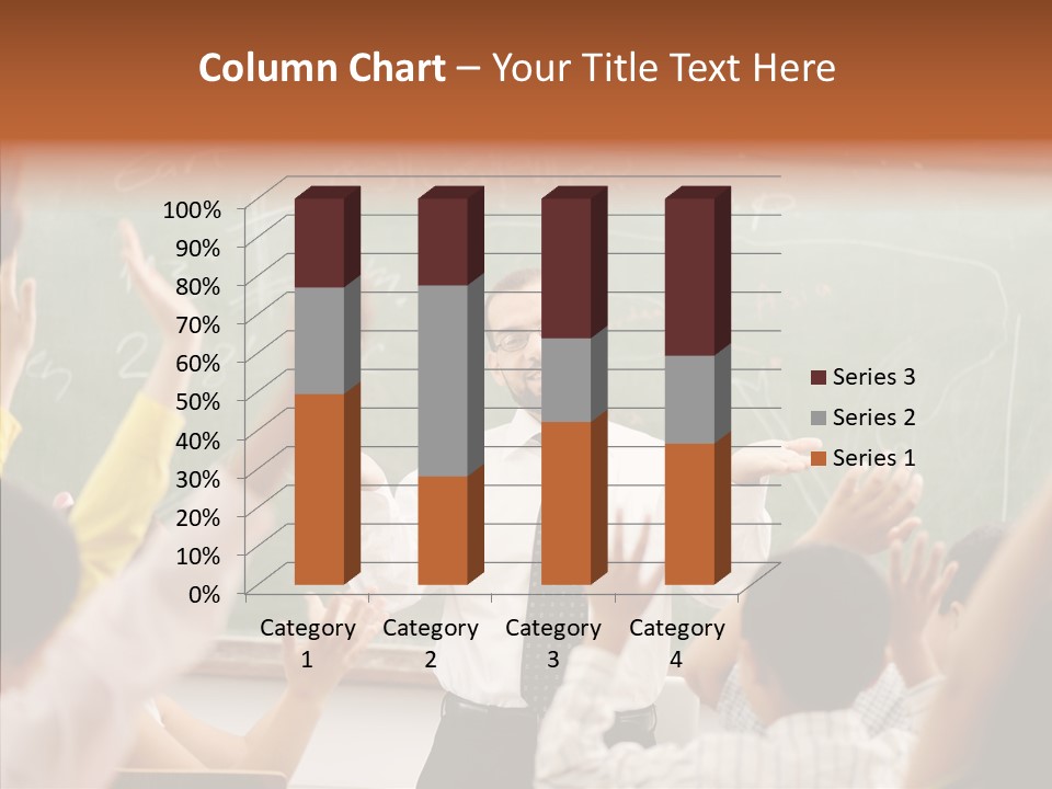 White Young White Background PowerPoint Template