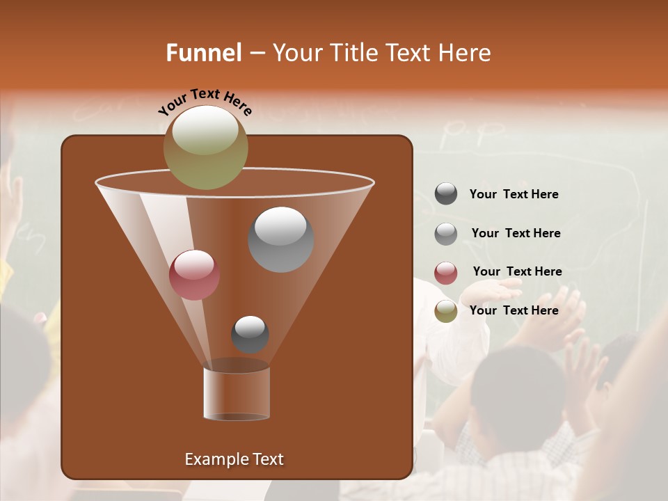 White Young White Background PowerPoint Template