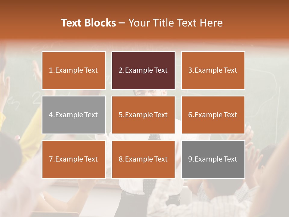 White Young White Background PowerPoint Template